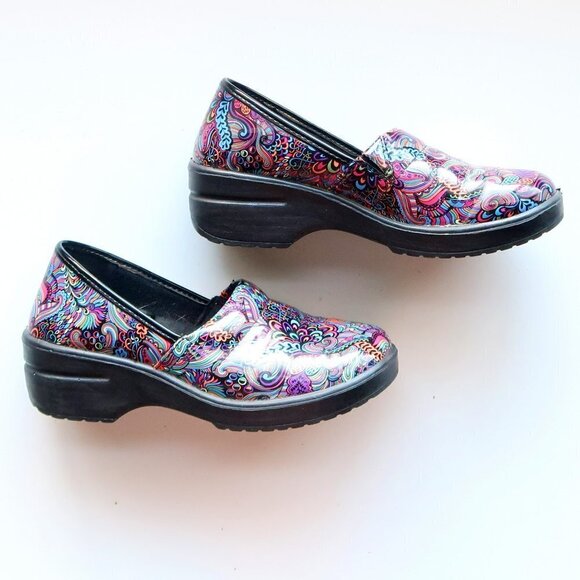 Easy Street Laurie Multicolor Round Toe Clogs Slip-on Shoes Size 8.5 - Picture 12 of 16